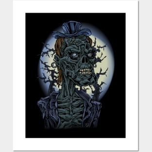 Zombie Hat Posters and Art